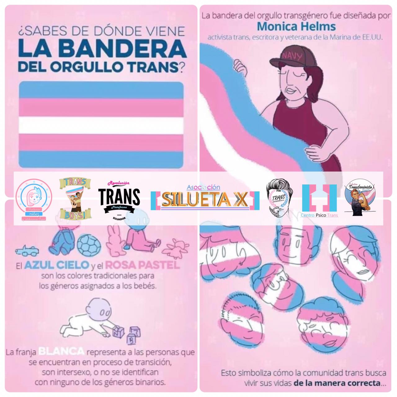 Bandera trans y resistencia por los derechos de familias diversas en Ecuador